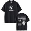 Sänger Alejandro Sanz Album Tour Bedruckte T-Shirts Herren Damen Hip-Hop T-Shirt Kurzarm Vintage Freizeit T-Shirts