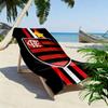 Flamengo Logo Print Beach Towel, Large Soft Quick Dry Towel for Beach Camping Swimming