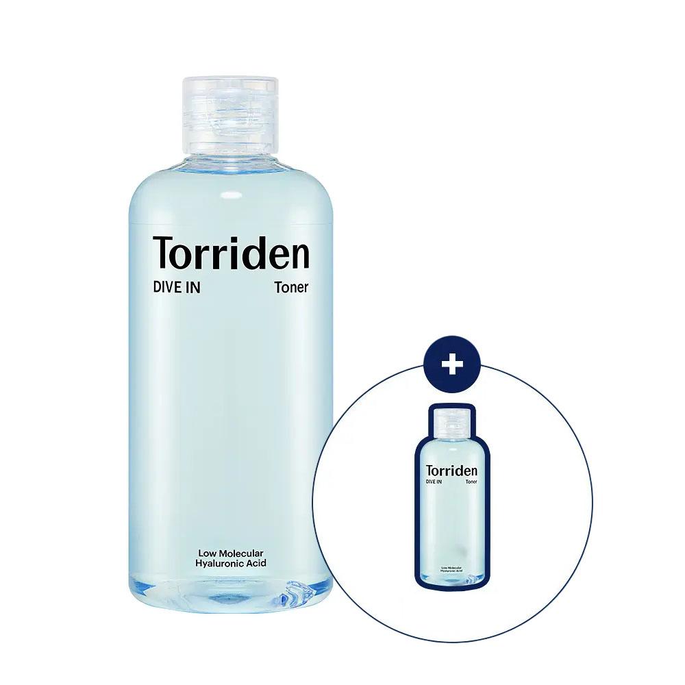 

Torriden Dive-In Low Molecular Hyaluronic Acid Toner 300ml Set (+100ml Bonus) 300ml + 100ml