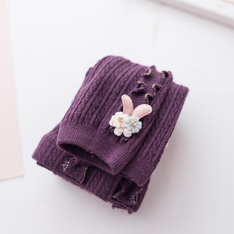 Cute Cotton Baby Leggings: Spring/Autumn Thin Style Footed Tights for Small/Medium Kids