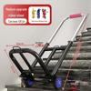 Carrello Manuale Pieghevole Portatile per Scale per Carichi Pesanti – Carrello Portabagagli Conveniente e Compatto