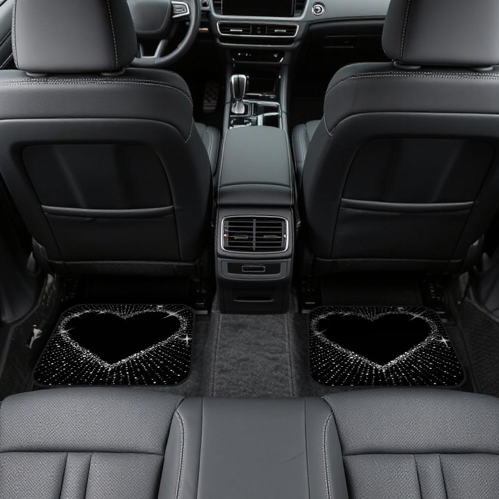 4pcs Car Floor Mats compatible with Hatchbacks or Minivans, featuring Easy Maintenance benefits and Car Owner Gift