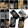 Wild Leopard Lion Art Tiger Phone Case for Samsung Galaxy A04 j7 J5 J2 Prime J8 A01 A02 A03  A42 M06 M16 M56 M23 G57 Soft Cover