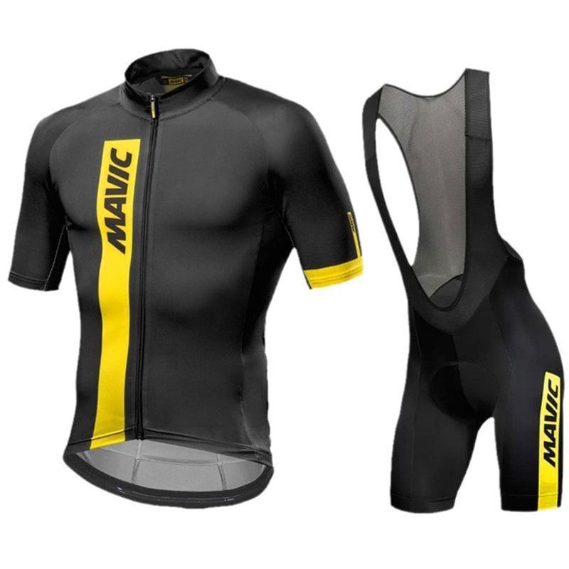 Mavic Professional Team Riding Suit Short-sleeved Strap Set Mountain Bike Shirt Tour De