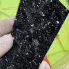 1Pcs Silver Foil Powder Compression Patch Plate for DIY Knife Handle Material CF Carbon Fiber Black Marble with Resin