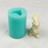 3D Easter Rabbit Silicone Candle Mold for Resin Clay Chocolate Decorating Tool