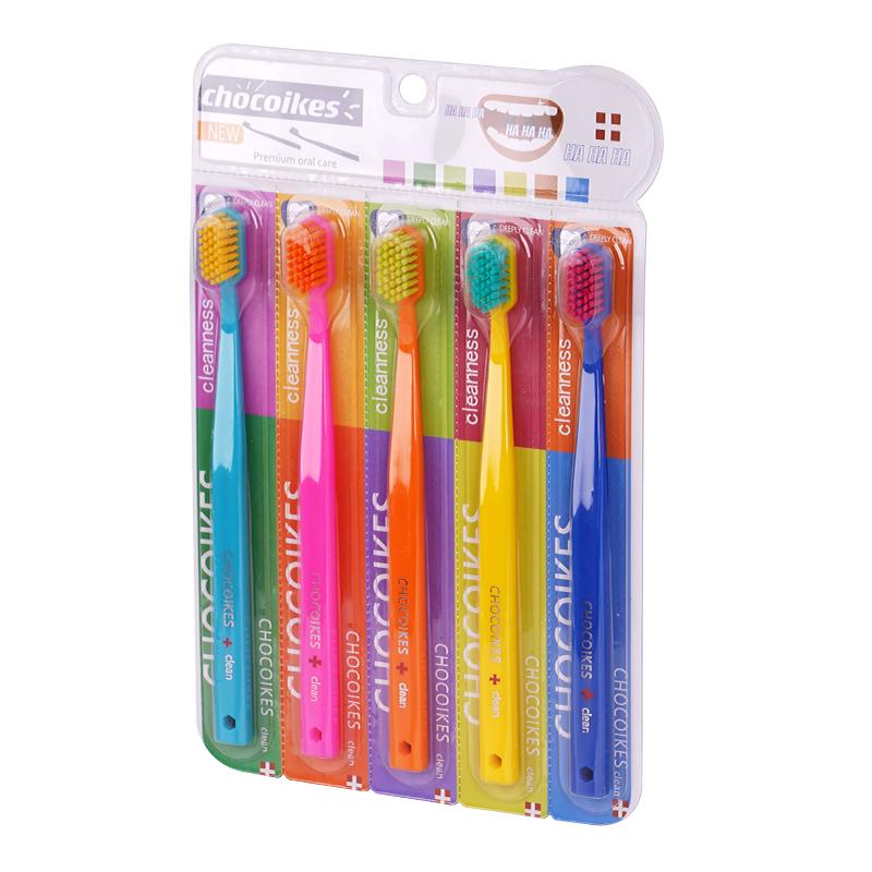 

5Pcs Soft Hair Eco Friendly Toothbrush Soft Fiber Nano Toothbrush Oral Hygiene Care Adult Household Tooth Brush