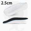 1Pair New Breathable and Comfortable Insoles Height Increase Half Insoles for Men and Women Shock-absorbing Sports Insoles