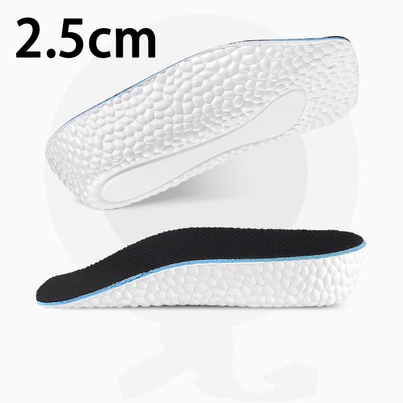 1Pair New Breathable and Comfortable Insoles Height Increase Half Insoles for Men and Women Shock-absorbing Sports Insoles
