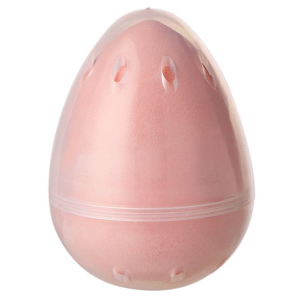 Transparent Makeup Puff Holder with Hole Eggshell Makeup Tool Box for Makeup Puff