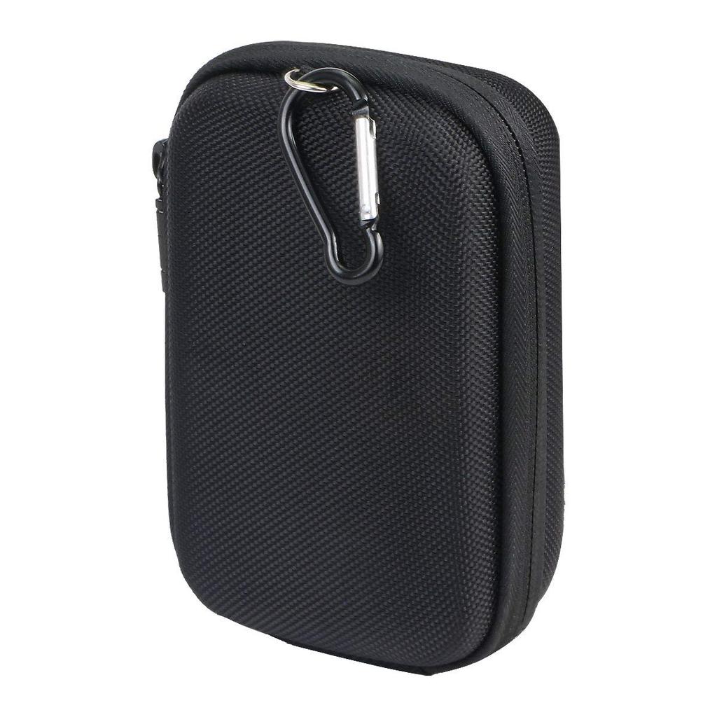 Khanka Protective Storage Case Compatible with RICOH PENTAX Digital Cameras WG-90/WG-80/WG-8/WG-70/WG-60/WG-50/WG-40/WG-30 (Black Zipper)