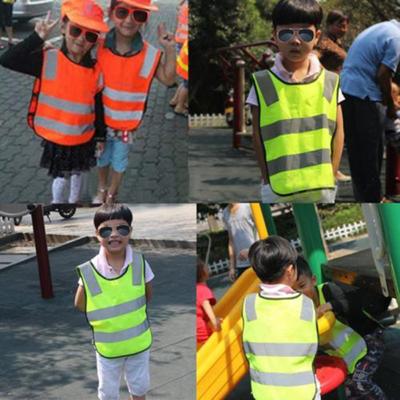Kids Safety Vest High Visability Jacket for School Children Sanitation Worker
