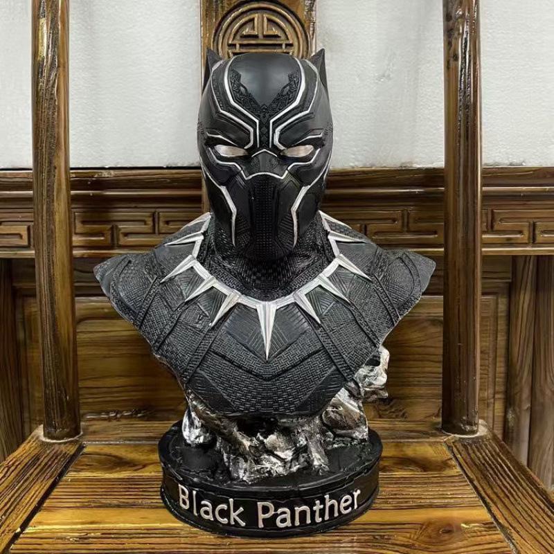 Black Panther & Venom Busts, Spider-Man Statue, Luminous Iron Man Figure – Free Shipping on One Item