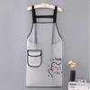 Sleeveless Waterproof TPU Kitchen Apron - Oil-Proof, Semi-Transparent, No-Wash Design