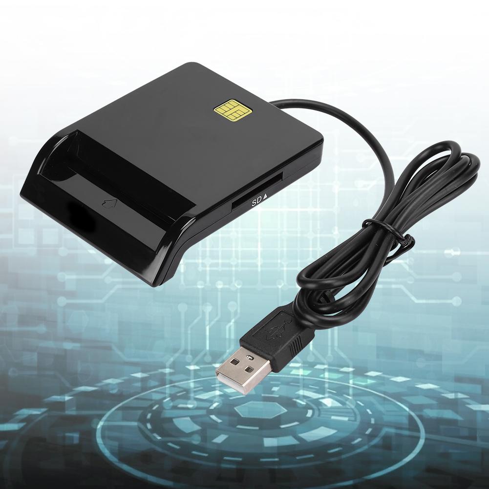 Smart Card Reader Black for Windows 98 Me 2000 NT 4.0 XP CE Vista 7 8 8.1 10 Linux