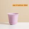 1 Pc Chinese Ceramic Tea Cup Handmade Solid Color White Porcelain Teacup Household Tea Bowl Personal Meditation Cup Teaware