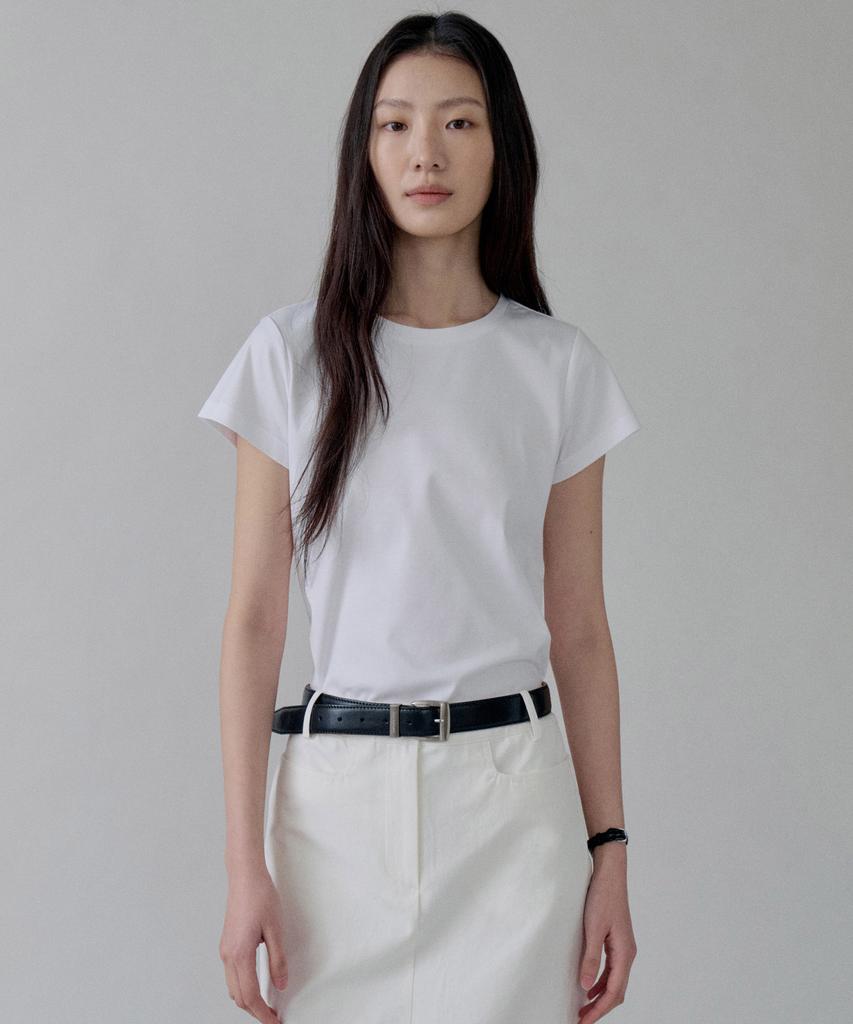 STEP AROUND Classic Wide Leather Belt_Black
