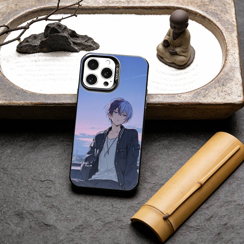 A-Akito Shinonome T-Toya Aoyagi Phone Case For iPhone 16,15,14,13,12,17,Pro,MAX Black Matte Shockproof Cover