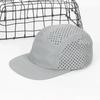 Perforierte 5-Panel-Kappe für Männer, leichte, atmungsaktive, schnelltrocknende Baseballkappen zum Laufen, Camping, Wandern, Training, Outdoor-Mütze