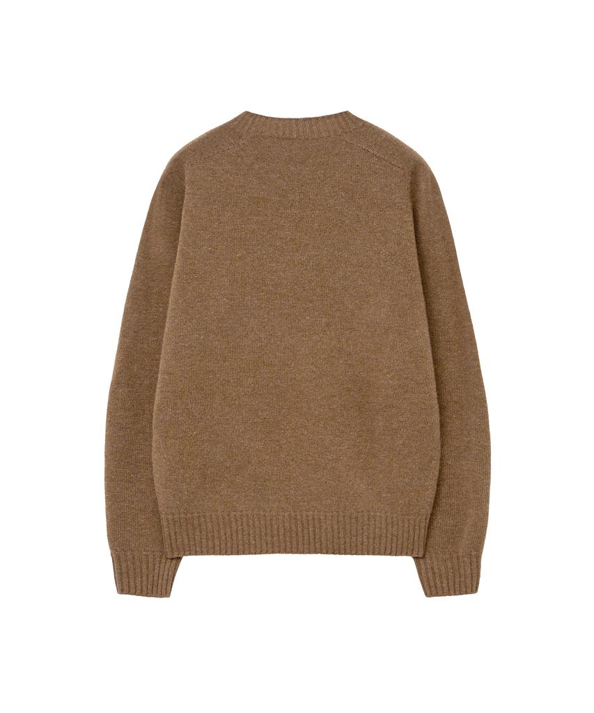 IOLO Raglan Soft Crew Neck_Brown