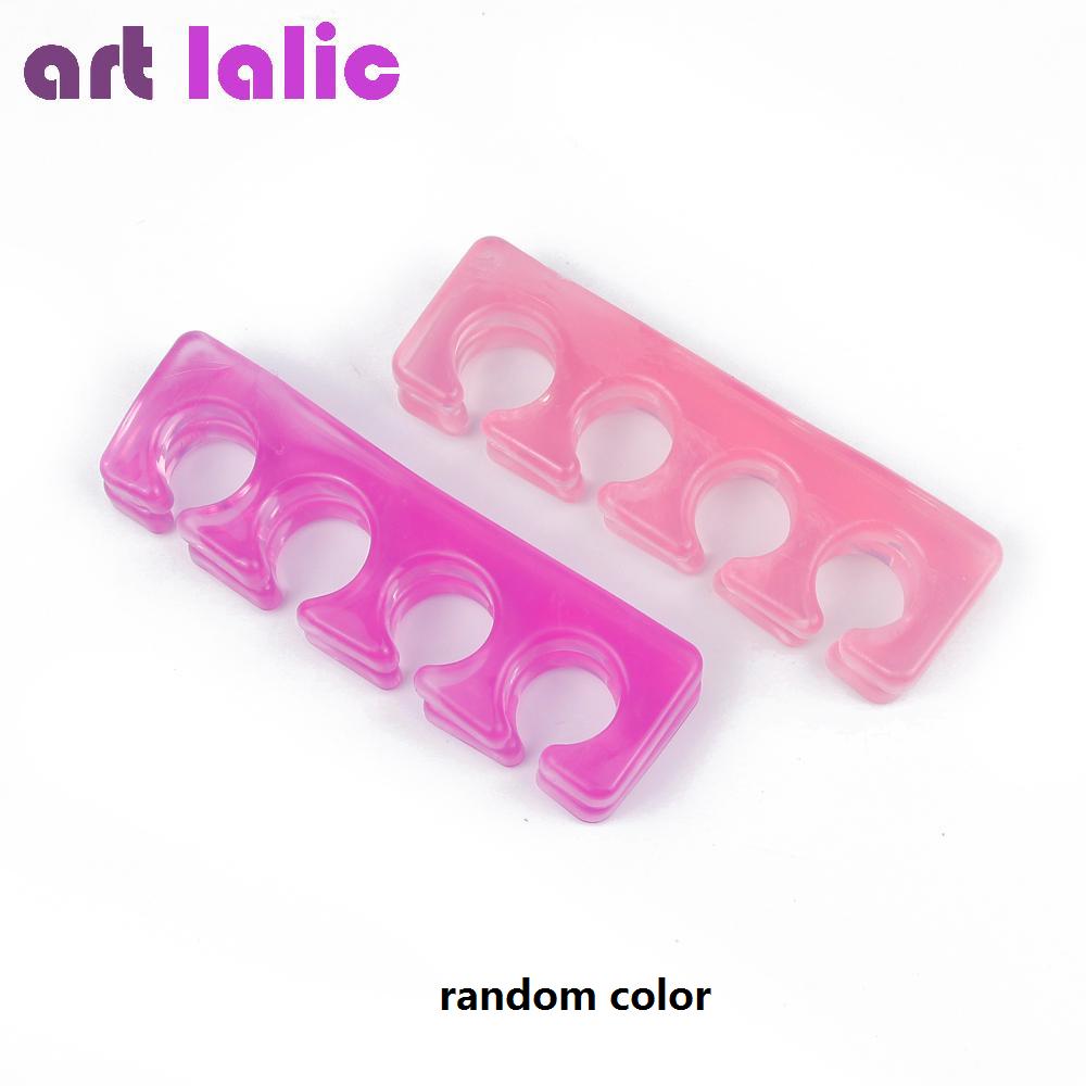 

2 шт./упак. силиконовый мягкий пенопластовый разделитель пальцев ног/прокладка для пальцев для маникюра гибкий мягкий инструмент для ногтей