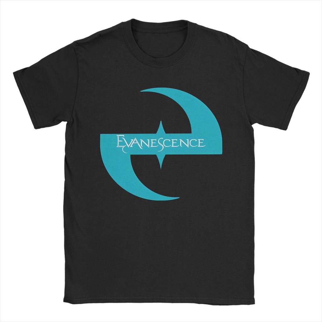 T-shirt Unisex Rock Evanescences Cartone Animato 100% Cotone Top Divertenti Manica Corta Girocollo Maglietta 4xl 5xl Tshirt