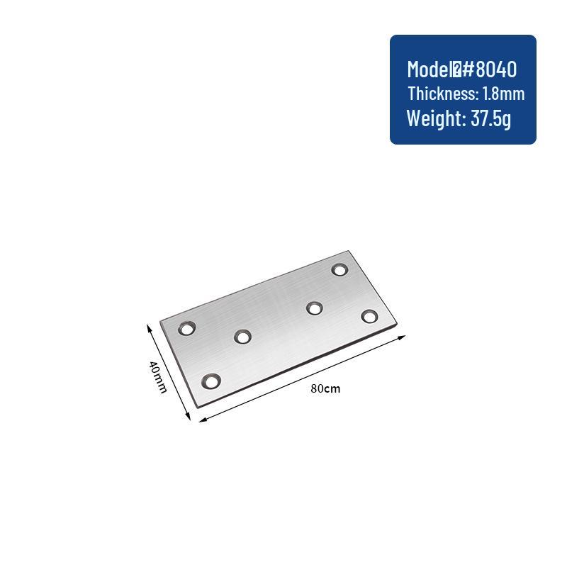 Stainless Steel 90° L-Shaped Angle Bracket for Shelf Support and Wood Board Connection