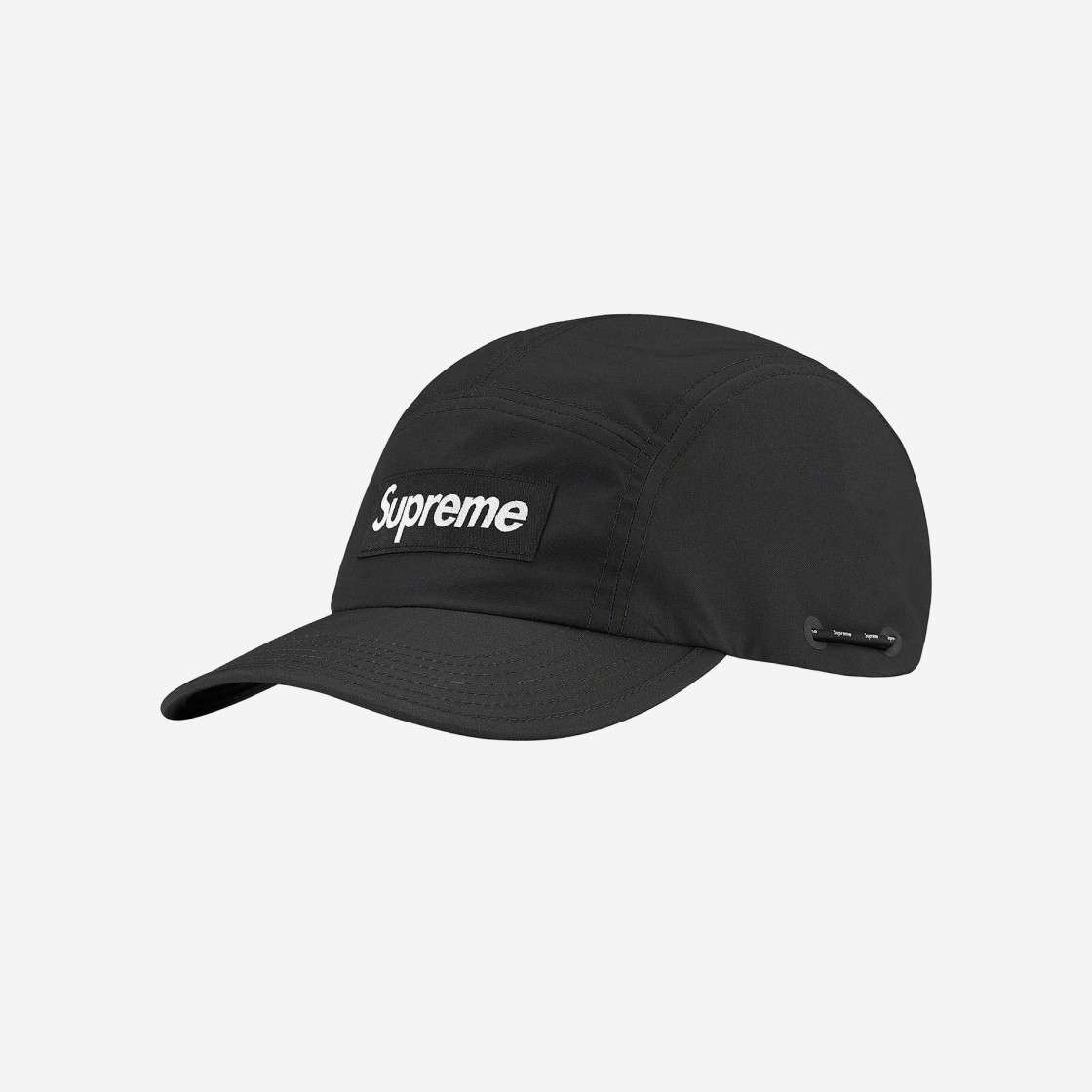 

Кепка Supreme Shockcord Camp Черная 21FW -