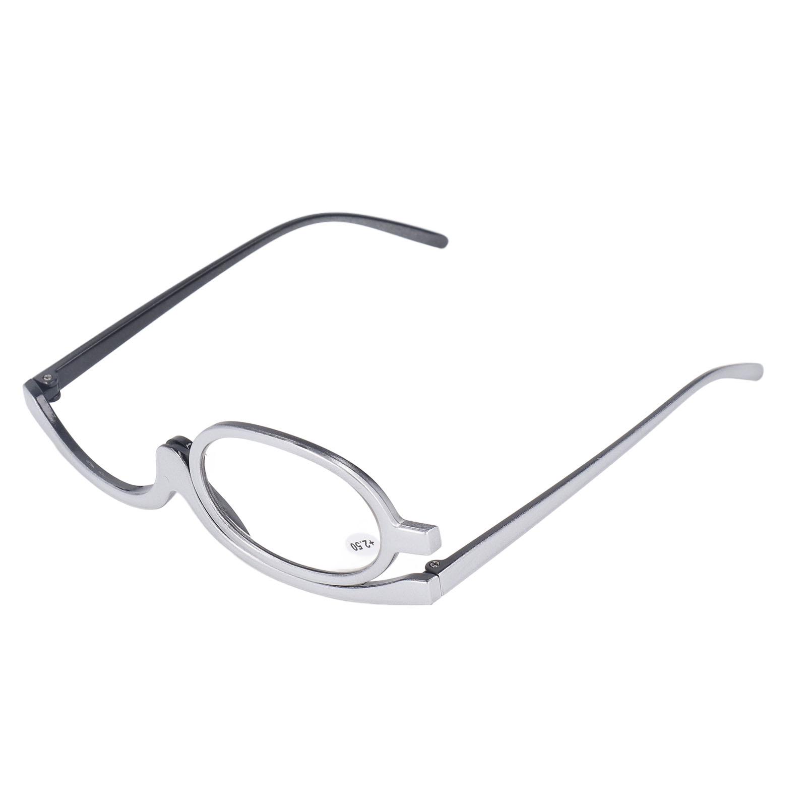 

Увеличительные очки для макияжа, складные очки с одной линзой для макияжа глаз для женщин и бабушек +2,50