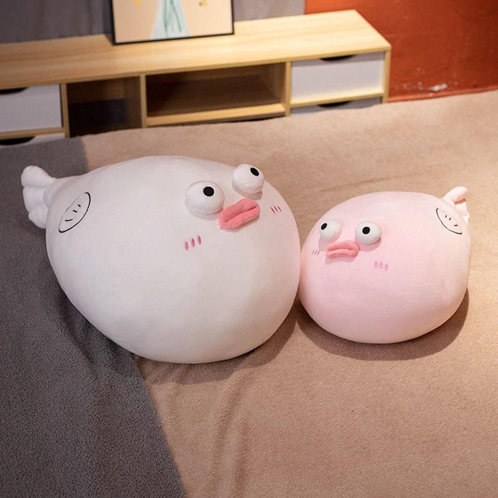 Decor Sleep Pillow Soft Toy Stuffed Animals Toy Plush Doll Fish Puffer Plush Toys Fish Puffer Doll