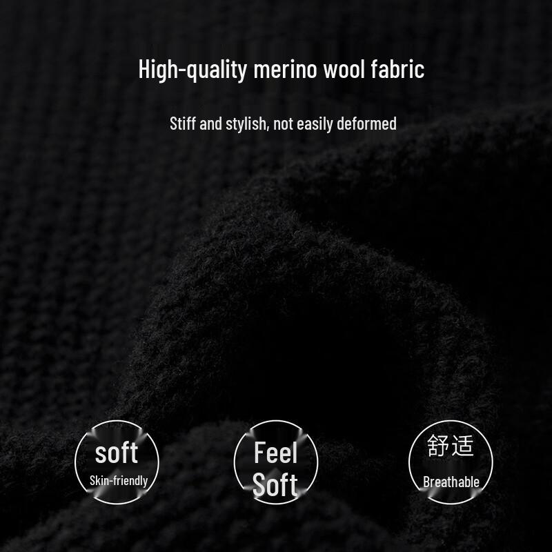 Tuhuang Women's Pure Wool V-Neck Cardigan Vest