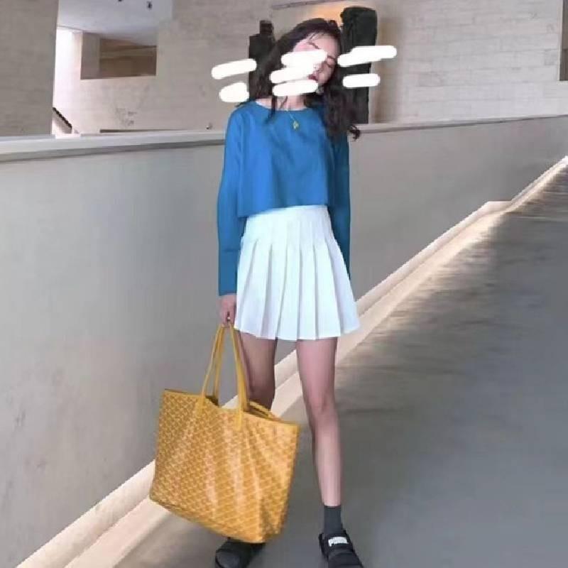 Stylish Large Capacity Pu Tote Bag With Classic Print For Everyday Use