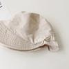 Japanese Simple Pleated Quick-Drying Sun Cap Summer Korean Version Breathable Thin Solid Color Bucket Hat