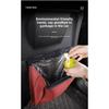 Car Leather Garbage Bags, Rear Seat Backrest Hanging Magnetic Absorption for Car Interior Cleaning Supplies