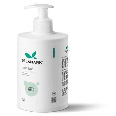 Cosmetic Liquid Soap Green Apple De La Mark 500 Ml