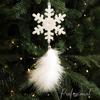 Delicate Plastic Christmas Tree Feather Pendant Angel Snowflake Christmas Hanging Decoration Feather Elk Hanging Ornament Xmas