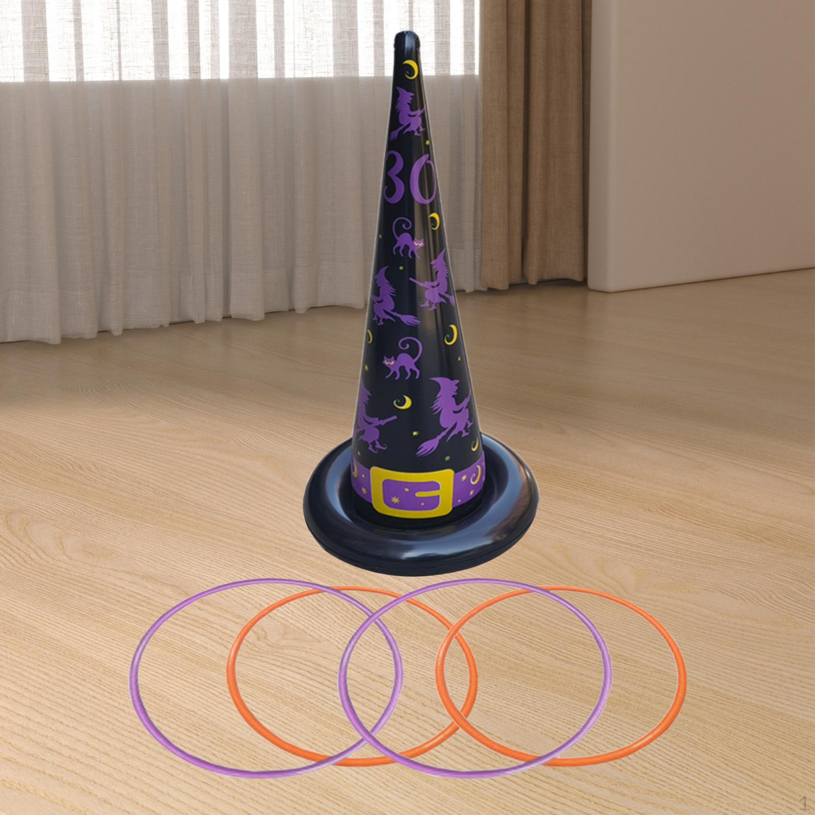 

5 шт. Хэллоуин кольца метание игра вечеринка игры спортивные конусы для семьи принадлежности фиолетовый
