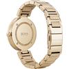 BOSS Allusion Zlatý ciferník Zlatý nerezový náramek Dámské Quartz hodinky 1502415