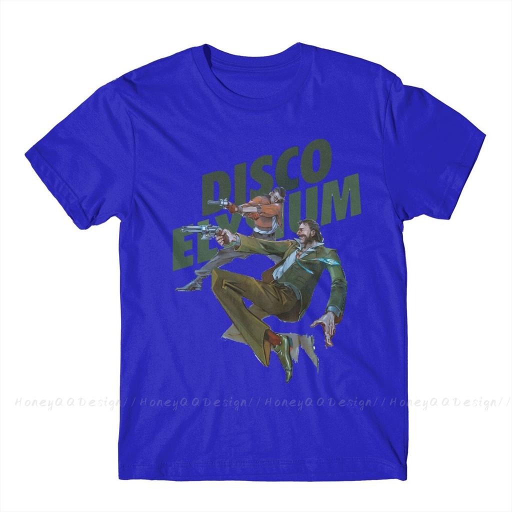 Emotion Evoke Print Cotton Shirt Hombre Disco Elysium Revachol Rpg Unisex Fashion Streetwear Adult Tee Unisex O Neck Unisex Tshir
