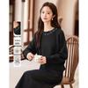 Women's Elegant Round Neck Beaded Knit Sweater