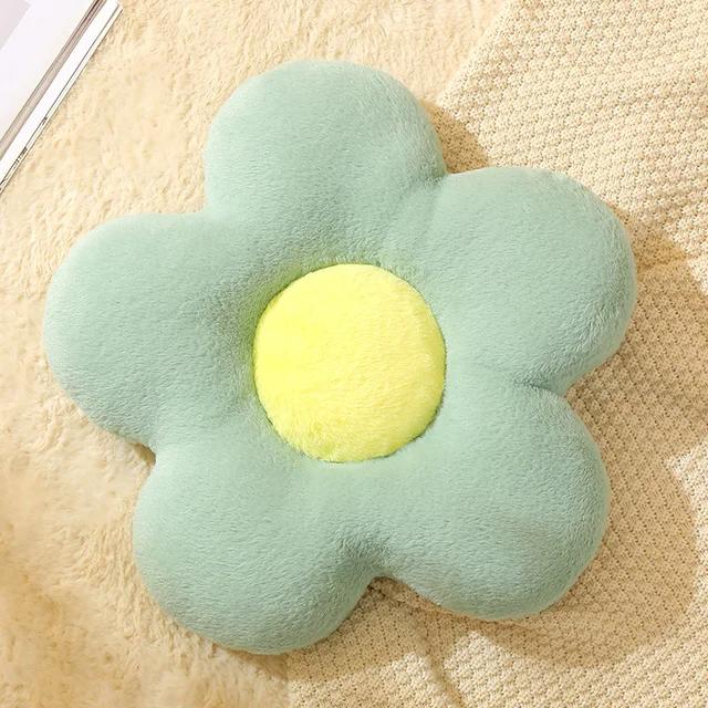 Little Daisy Flower Cushion Flower Plush Pillow Seat Cushion Rabbit Fluffy Napping Pillow Backrest Cushion