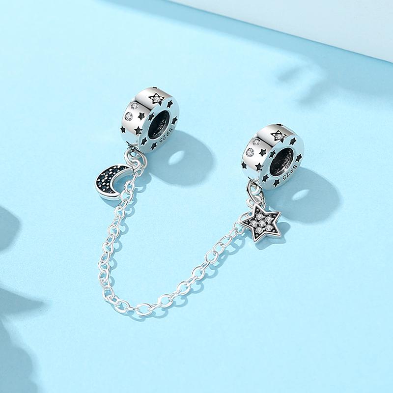 925 Silver Charm Love Star Moon Sun Spaceman Pendant Beads Charms Fit Original Bracelets Necklaces Jewelry For Women