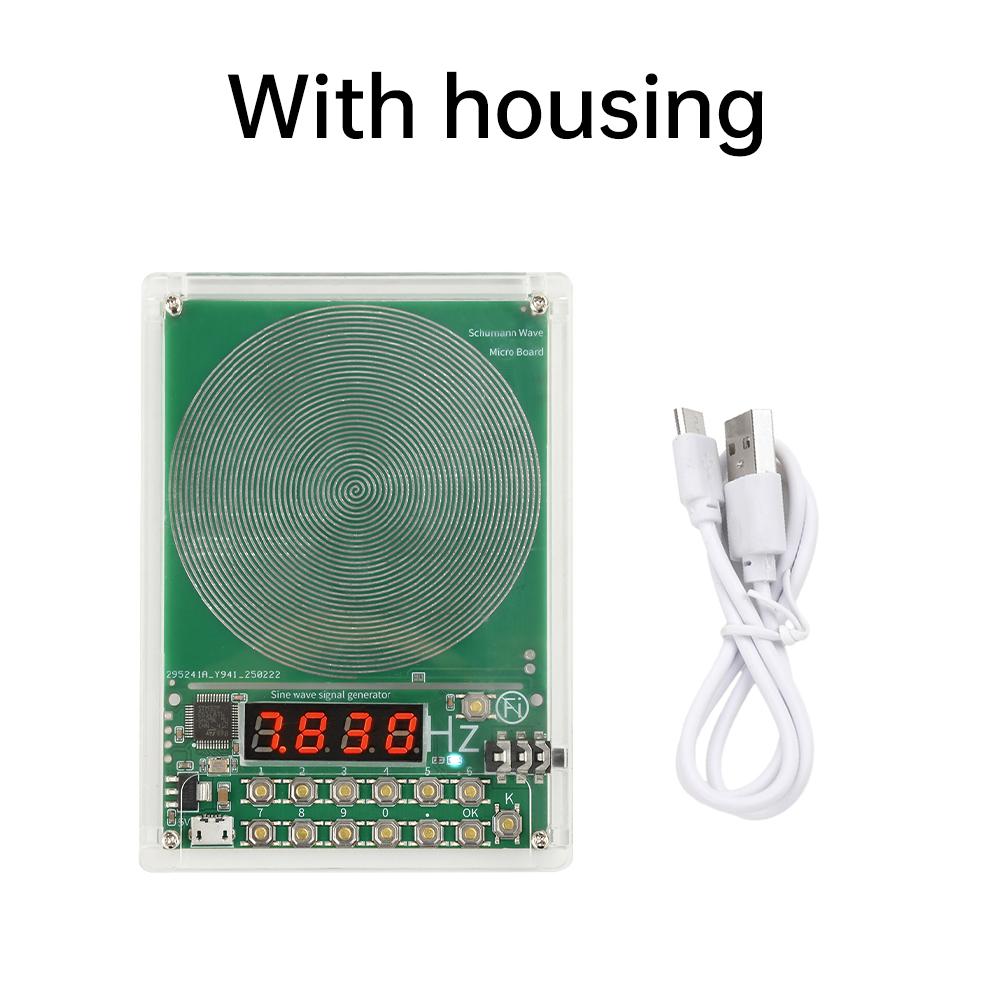 DC5V 0.01Hz–100000Hz Adjustable Frequency Schumann Wave Signal Generator Sine Wave Signal Generator Micro USB Interface