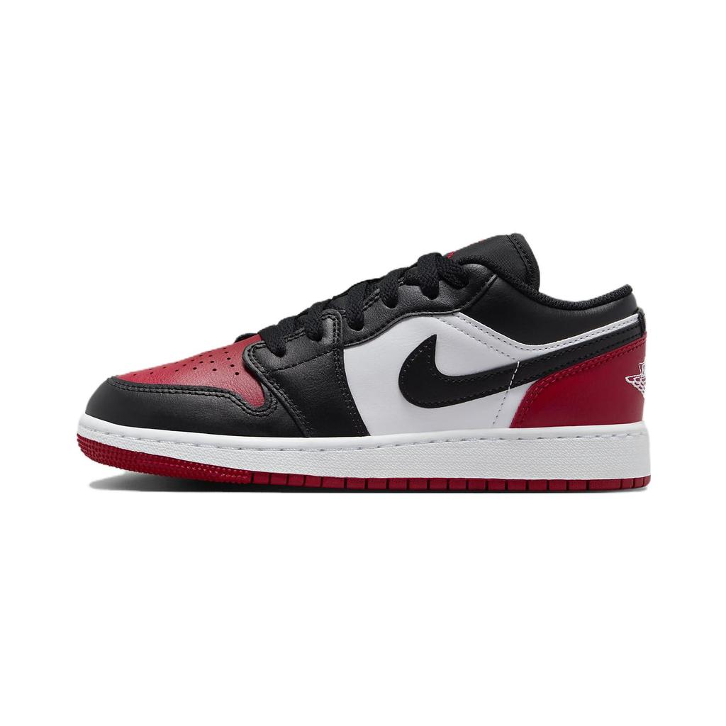 New Jordan Kids Air Jordan 1 Low 'Bred Toe' Sneakers 553560-161