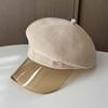 New British retro cap ladies newsboy hat light knitted painter hat outdoor casual styling sun hat