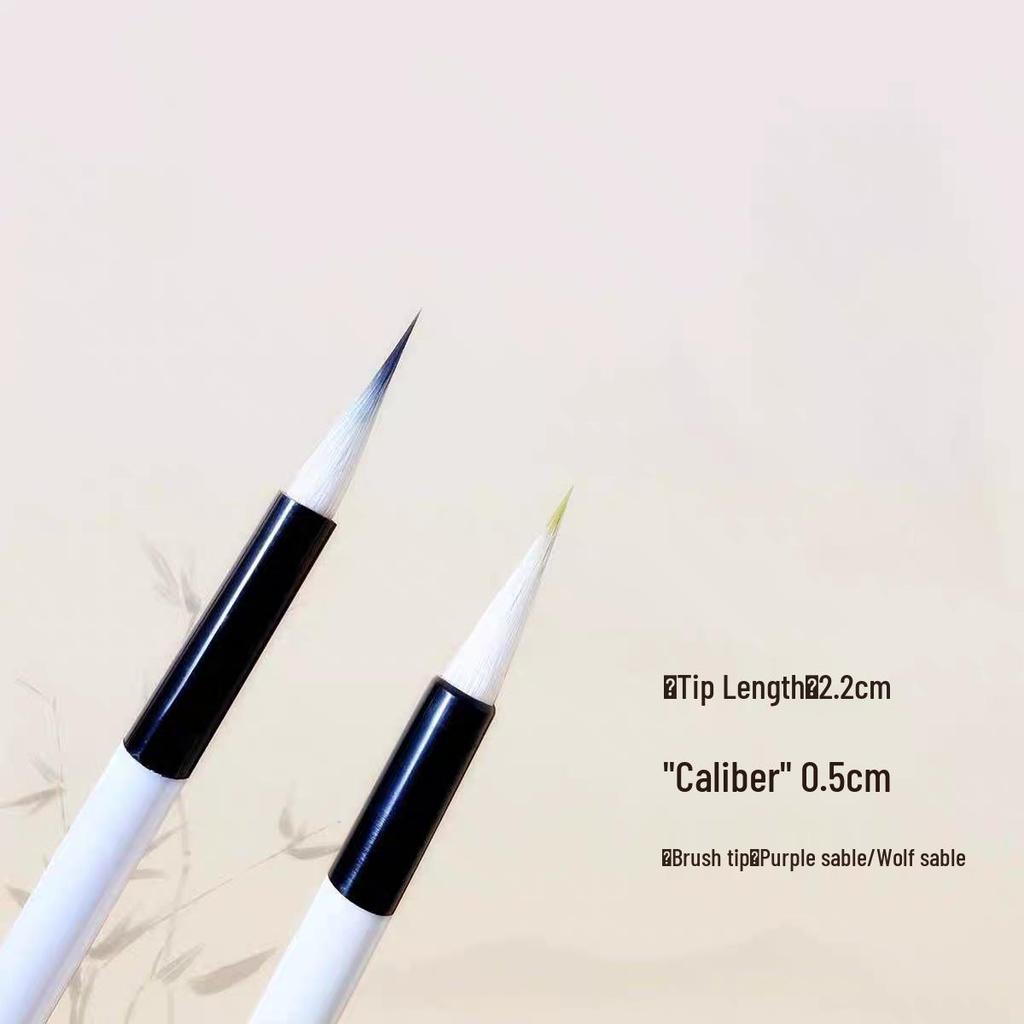 Professional Fine-Tip Brush for Chinese Painting, Ideal for Gongbi, Bai Miao, Figures, Flowers, Birds, Thangka, and Beginners.