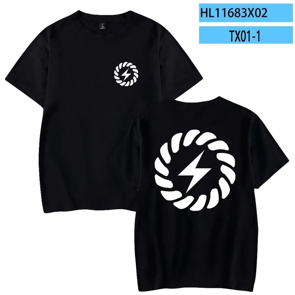 Digimon Adventure Anime 2023 Neues Digimon Seekers T-Shirt Crewneck Kurzarm T-Shirt Damen Unisex T-Shirt Harajuku Kleidung Unisex