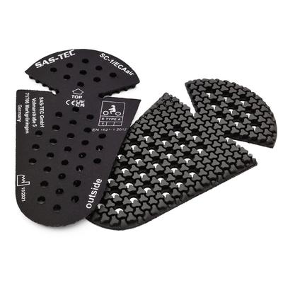 Daytona Motorcycle Elbow Protector Triple Flex Thin CE Level 1 Instant Hardening Left and Right Set 32502 Unisex Adult Black SAS-TEC
