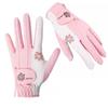 Een Paar Antislip Dames Golfhandschoenen Ademende Golfaccessoires Golfhandschoenen Cadeau voor Golfers