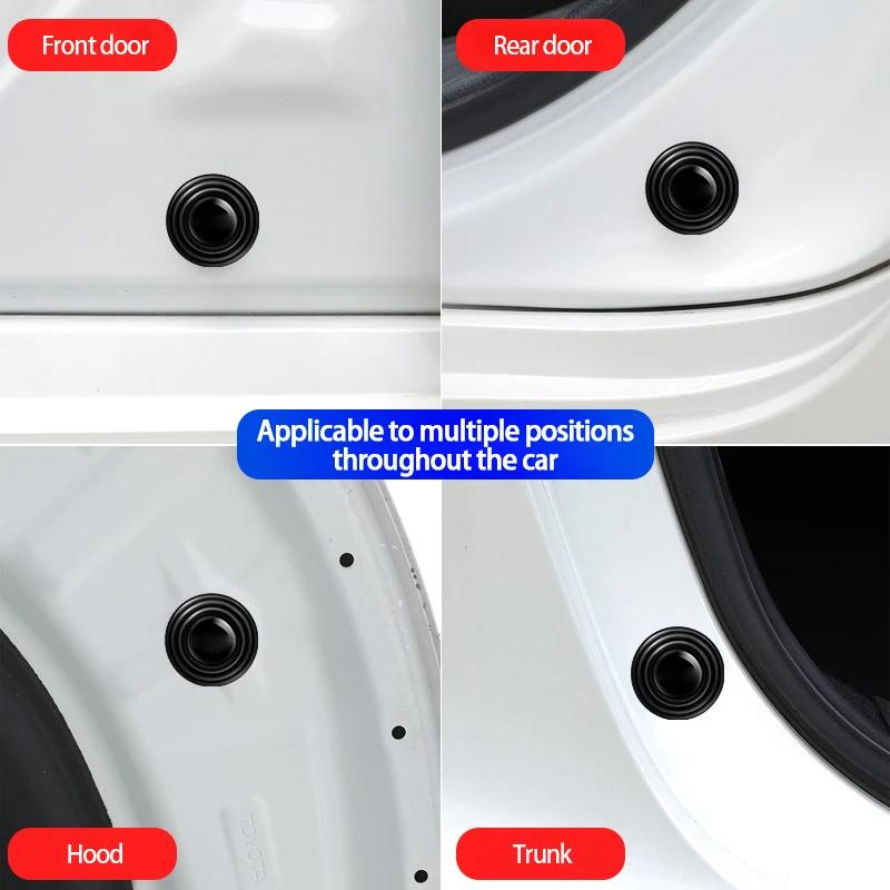 Universal Car Door Bumper Protector Stickers Shock Absorbing Mute Noise Gaskets for Cars Trucks SUV - Vehicle Bumper Protection